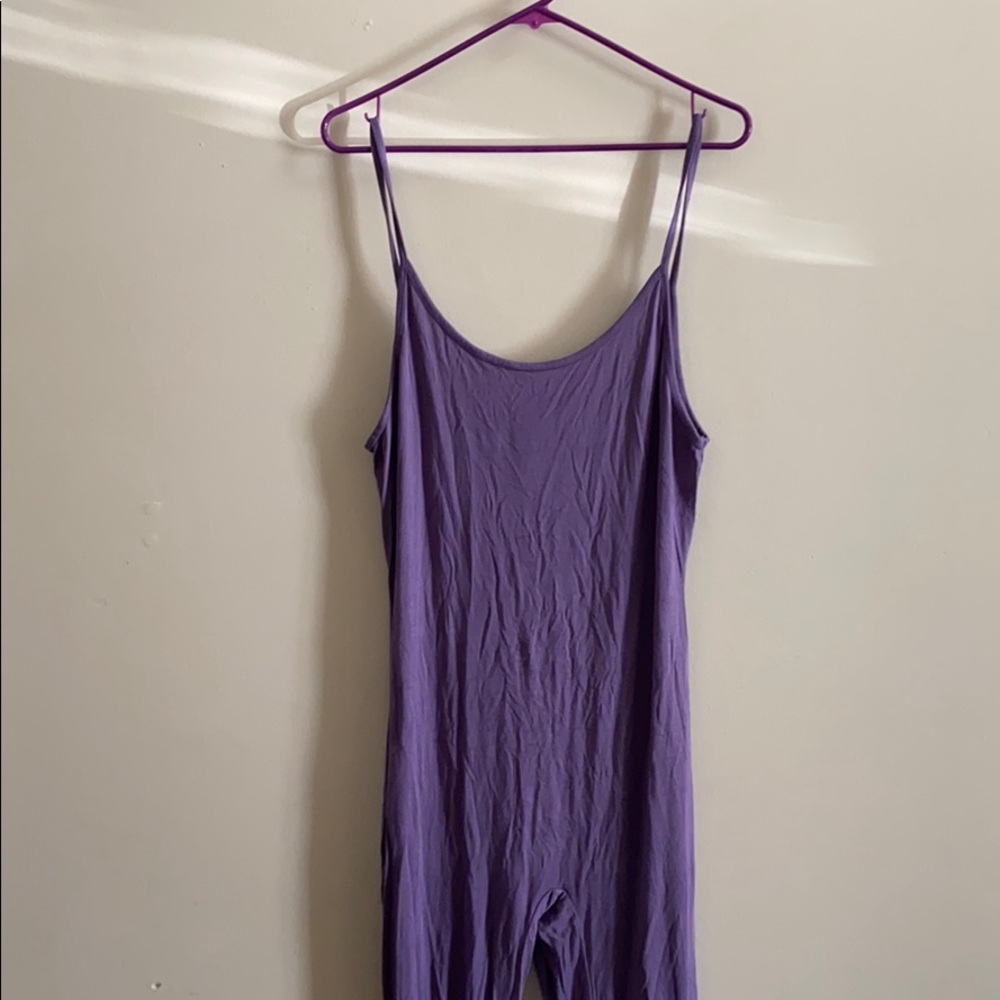 Fashion nova pants Jumpsuit purple.